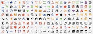 Primer grupo de emojis. 